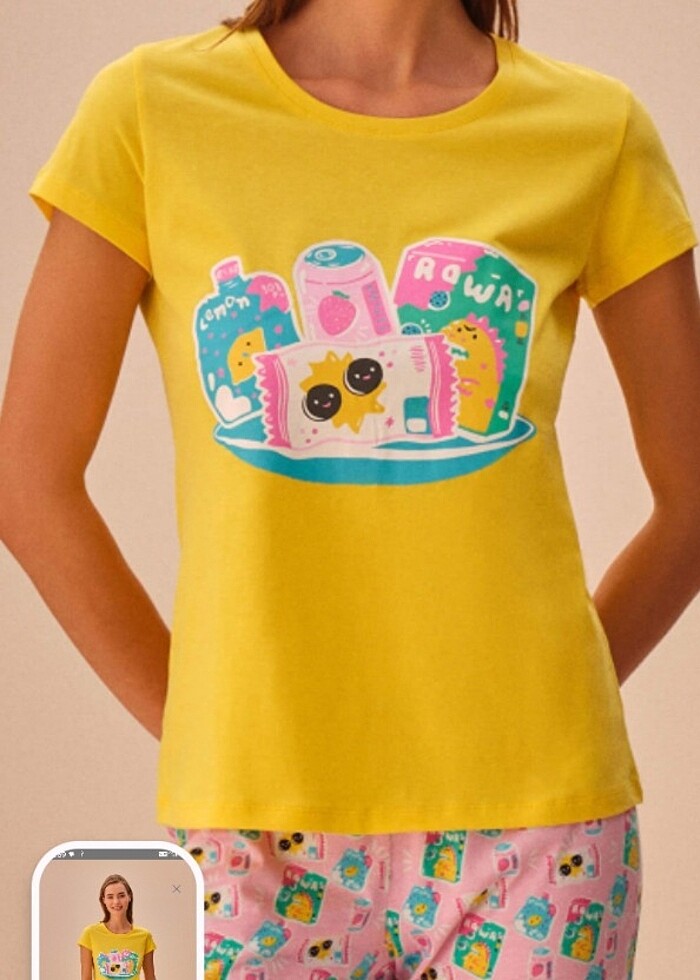 Suwen pijama takımı  - Görsel 2