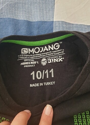 10 Yaş Beden Erkek çocuk tshirt 10-11 yaş minecraft