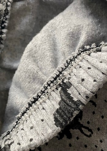 Gri Baskılı Kız Tayt - Görsel 3