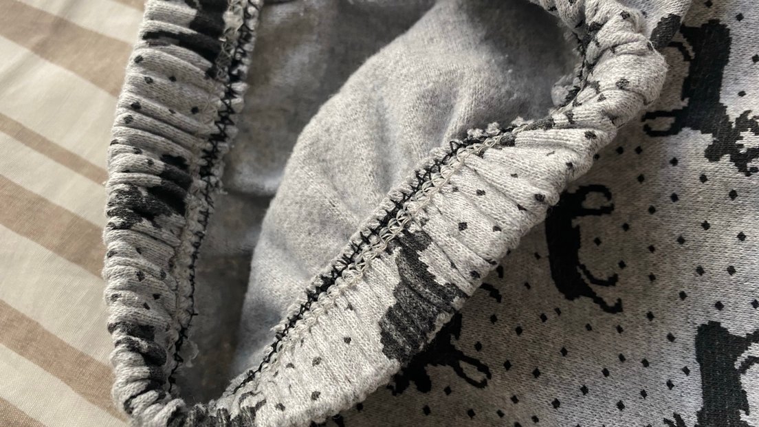 Gri Baskılı Kız Tayt - Görsel 3