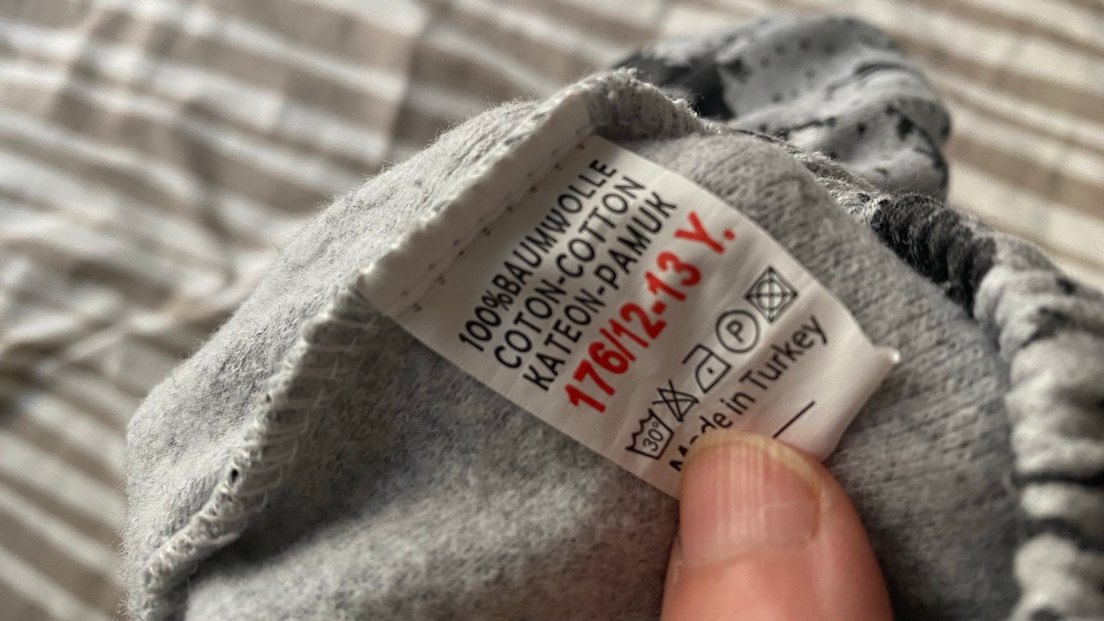 Gri Baskılı Kız Tayt - Görsel 2