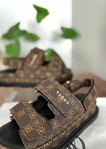 Vakko Kahverengi Platform Topuklu Kadın Sandalet - Görsel 2