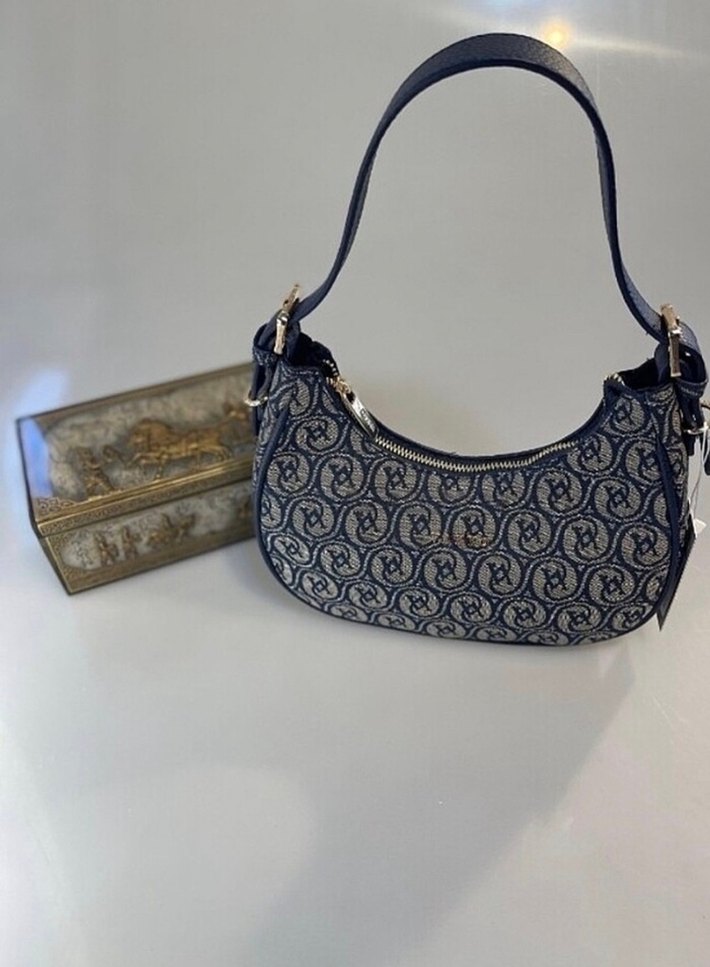 Vakko Baget Çanta Klasik Elegan Yılan Derisi Desenli Kadın Çanta - Görsel 3