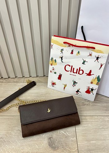 BEYMEN Zincir Detaylı Kahverengi Deri Kadın Çanta - Görsel 3