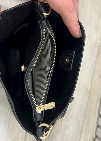 Vakko CHARMLİ Zincir Detaylı Kahverengi Deri Çanta - Görsel 15