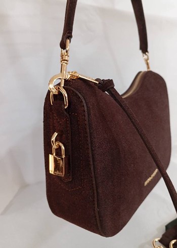 Marc Jacobs Kahverengi Süet Kadın Omuz Çantası - Görsel 4