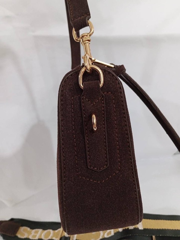 Marc Jacobs Kahverengi Süet Kadın Omuz Çantası - Görsel 3