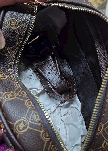 Vakko Kahverengi Deri Kadın Çanta - Görsel 4