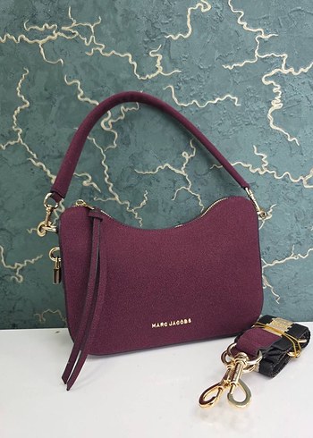 Marc JACOBS Siyah Süet Kadın Çapraz Çanta - Görsel 3