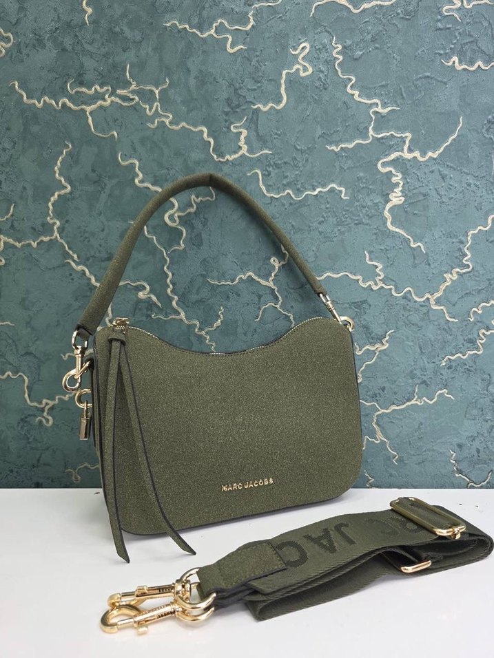 Marc JACOBS Siyah Süet Kadın Çapraz Çanta - Görsel 4