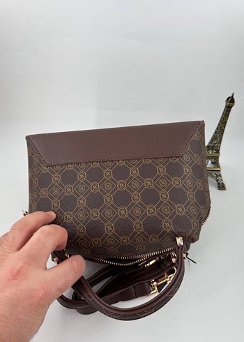 Vakko Kahverengi Deri Kadın Çanta - Görsel 11