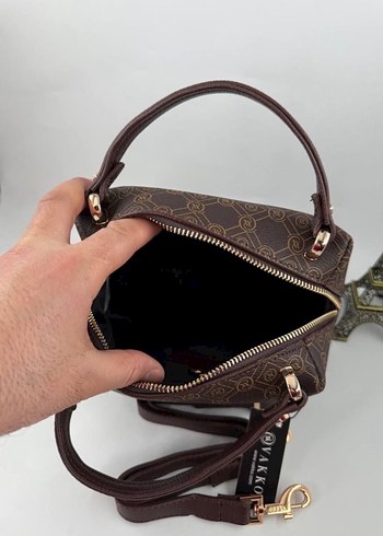 Vakko Kahverengi Deri Kadın Çanta - Görsel 12
