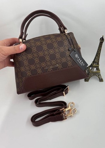 Vakko Kahverengi Deri Kadın Çanta - Görsel 17