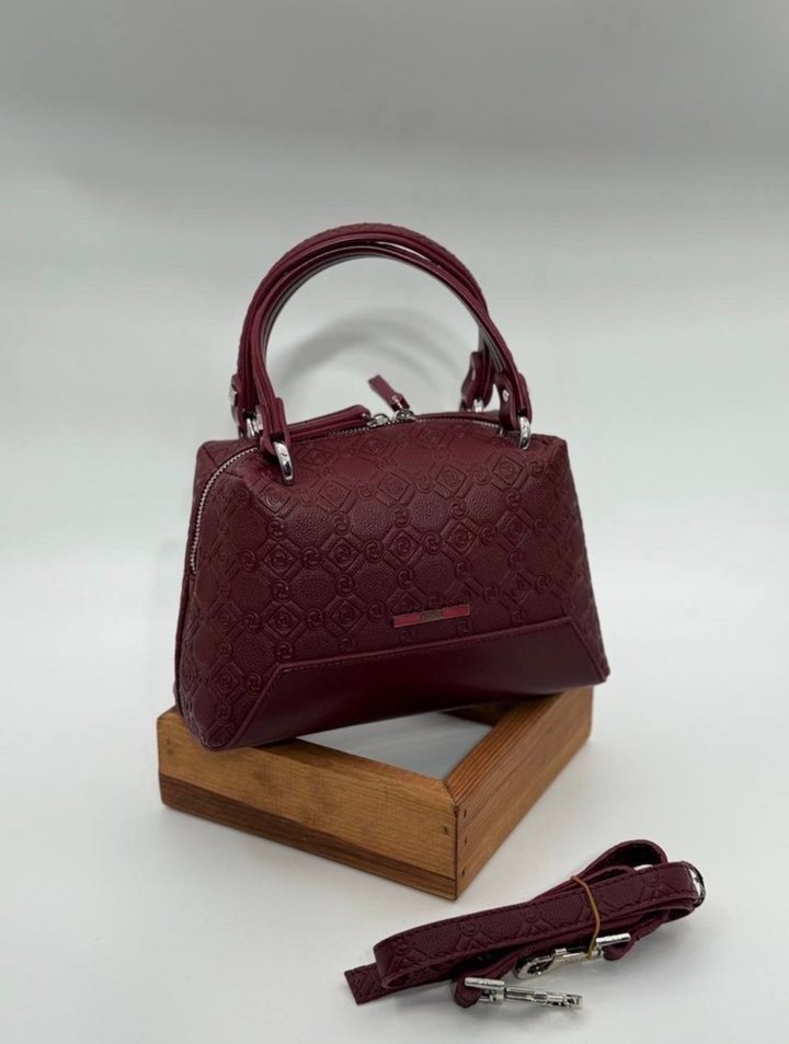 Vakko Kahverengi Deri Kadın Çanta - Görsel 3