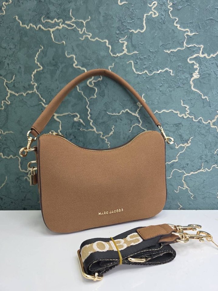 Marc Jacobs Kahverengi Süet Kadın Omuz Çantası - Görsel 2