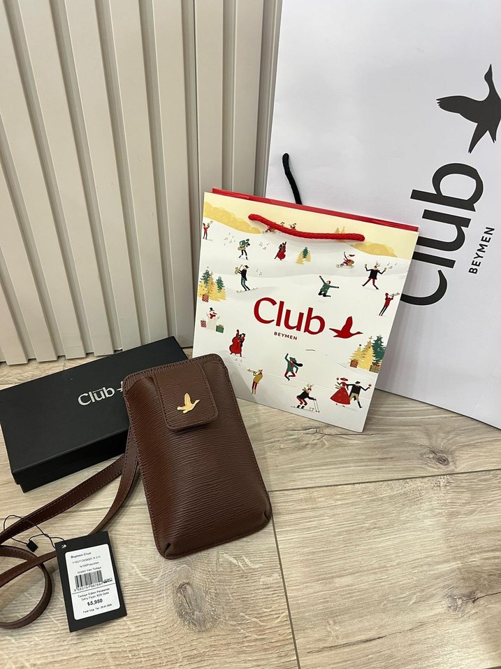 BEYMEN CLUB Kahverengi Deri Vintage Kadın Çanta - Görsel 4