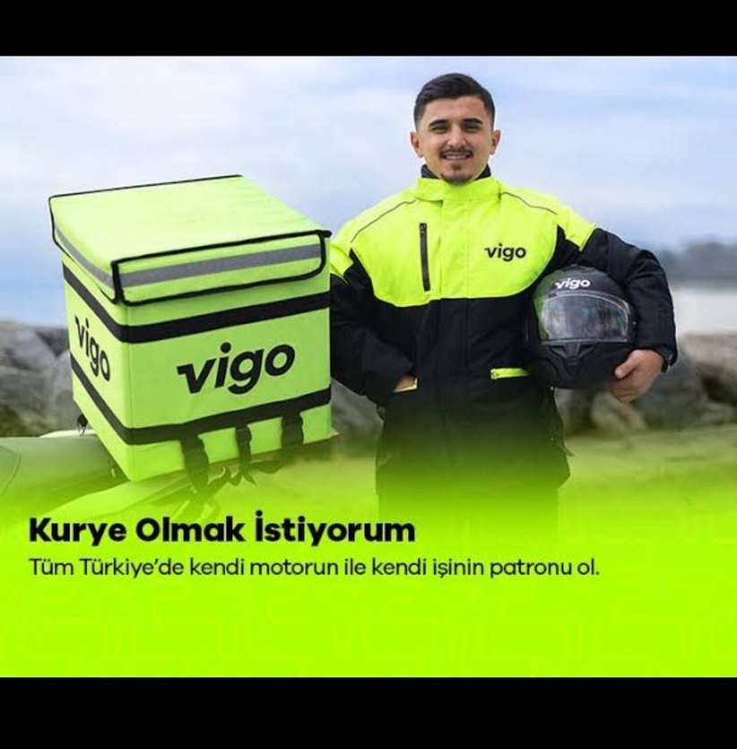 kurye çantası sipariş taşıma çantası vigo 2 parça siyah&neon - Görsel 3