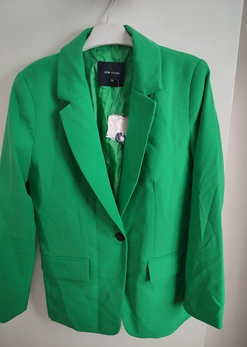 yeşil blazer ceket - Görsel 6