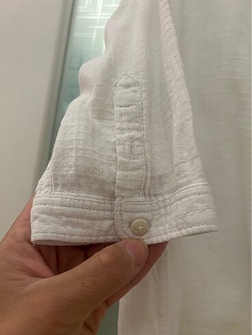 Zara Zara erkek keten çoçuk gömleği