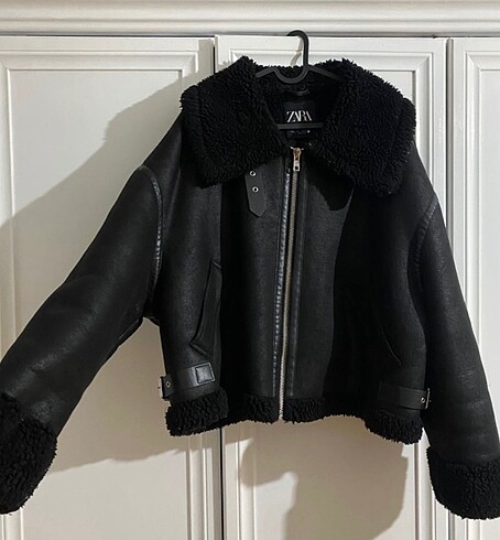 Zara siyah deri ceket