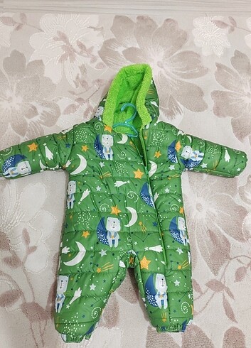 Erkek Bebek Kozmonot Tulum mont yeni gibi 