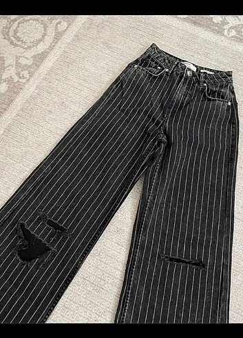 xs Beden gri Renk Bershka pantolon