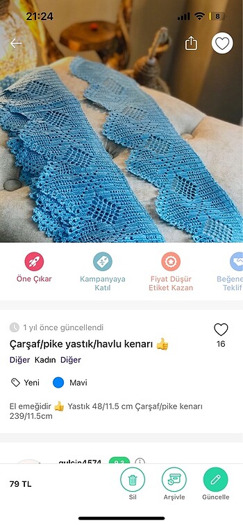 10 farklı ürün