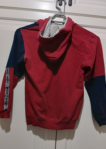 Erkek Çocuk Kırmızı Baskılı Sweatshirt - Görsel 2