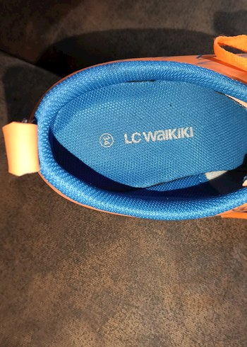 Turuncu Bağcıklı Erkek Futbol Ayakkabısı 34 numara - Görsel 2