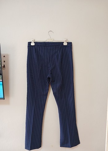 Lacivert Kadın Kumaş Pantolon - Görsel 5