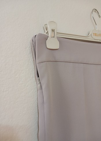 Gri Kadın Kumaş Pantolon - Görsel 2