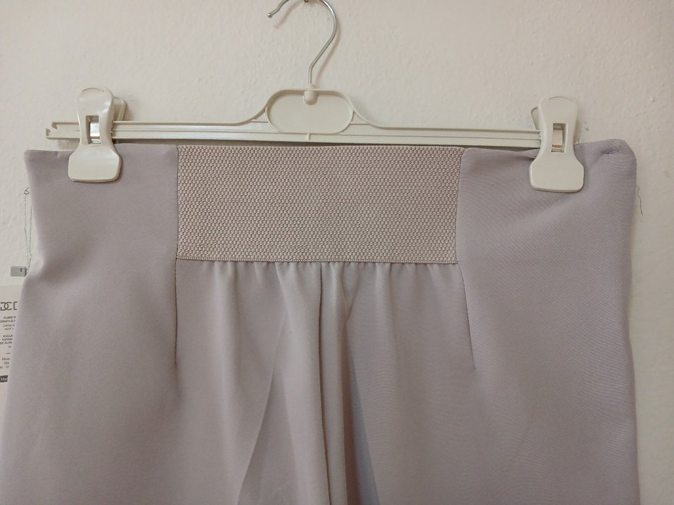 Gri Kadın Kumaş Pantolon - Görsel 3