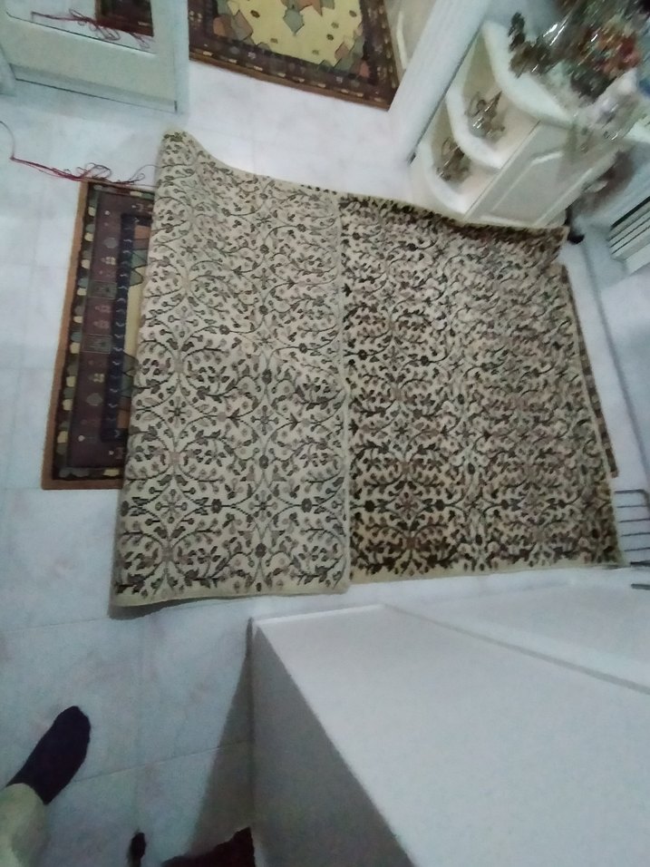 el dokuması yün Halı - Görsel 3