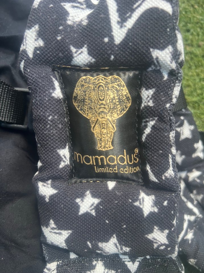 Mamadus Yıldız Desenli Siyah Bebek Kanguru - Görsel 4