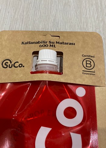 Katlanabilir Su Şişesi 600 ml - Görsel 2