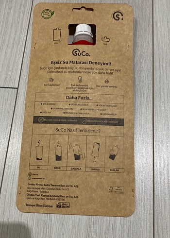 Katlanabilir Su Şişesi 600 ml - Görsel 4