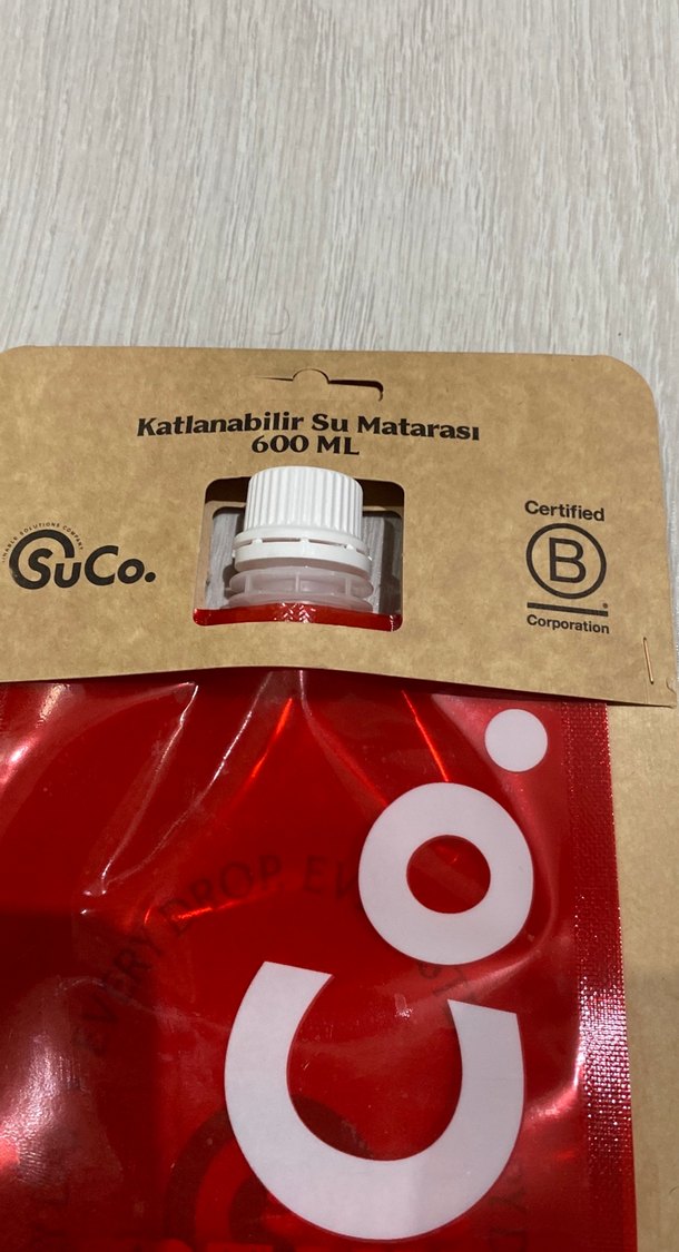 Katlanabilir Su Şişesi 600 ml - Görsel 2