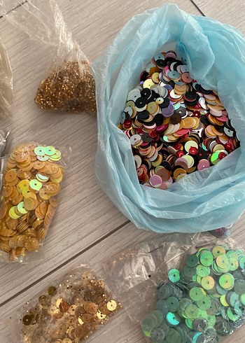 Bohem Tarzı Boncuk ve Payet Seti - Görsel 2