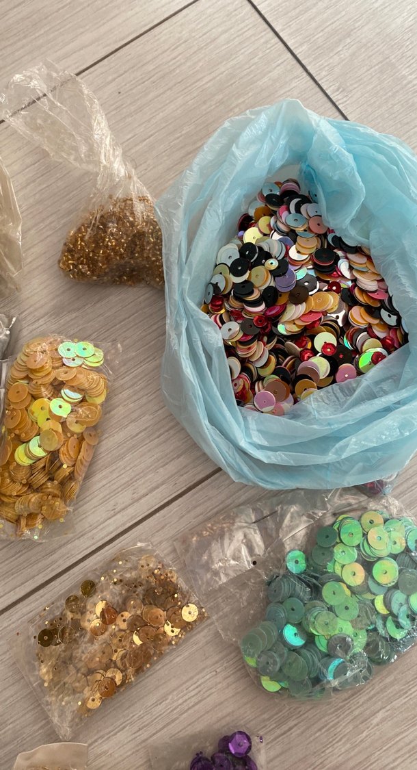 Bohem Tarzı Boncuk ve Payet Seti - Görsel 2