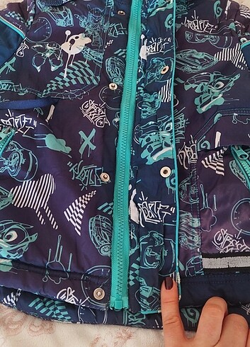 Kış için  erkek  çocuk mont  - Görsel 6