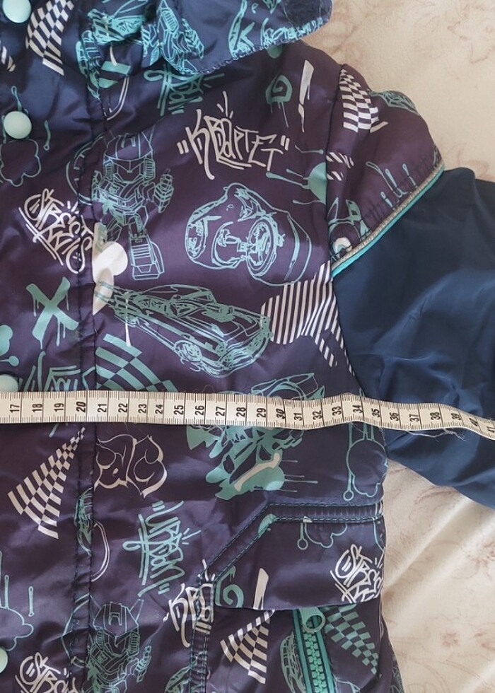 Kış için  erkek  çocuk mont  - Görsel 3