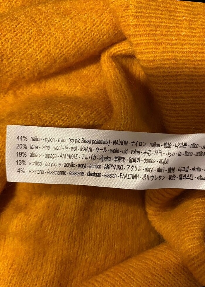 Zara Alpaka kadın yün kazak - Görsel 2