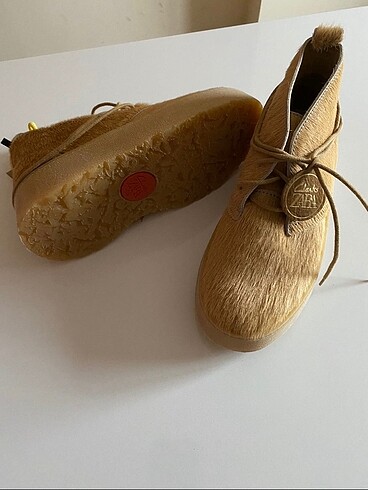 Zara Clarks Kadın Deri Bot - Görsel 5