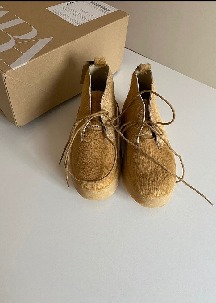 Zara Clarks Kadın Deri Bot - Görsel 3