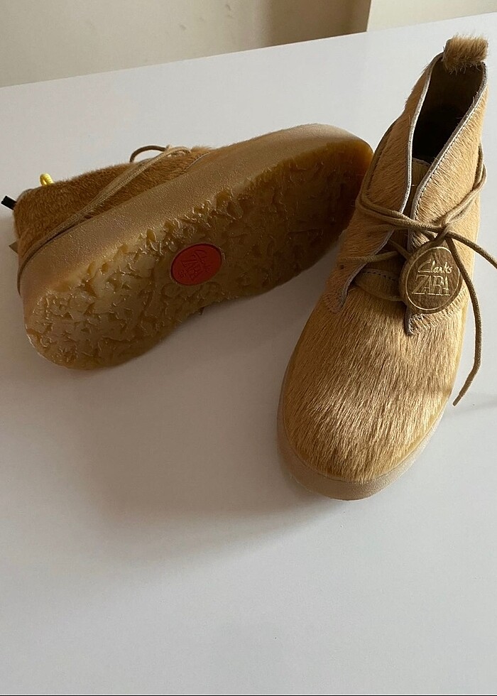 Zara Clarks Kadın Deri Bot - Görsel 5