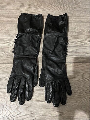 Kadın Orijinal Kuzu Deri Eldiven - Görsel 3