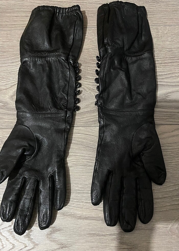 Kadın Orijinal Kuzu Deri Eldiven - Görsel 2