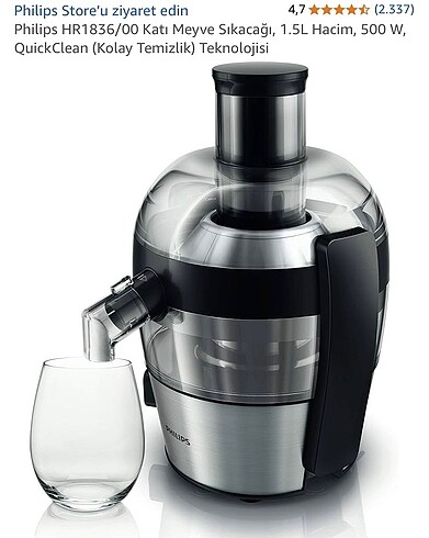 Philips Katı Meyve Sıkacağı - Görsel 2