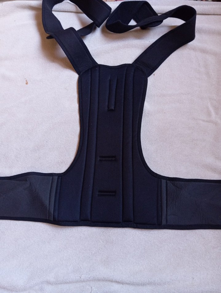 Siyah Fitted sırt desteği - Görsel 2