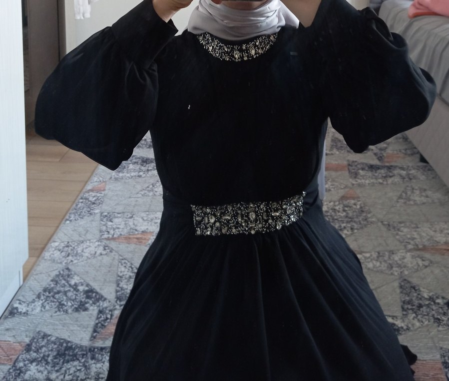 tesettür Kadın Elbise abiye - Görsel 2